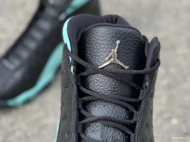 One Kick Black Air 13 Jordan Green 414571-030 Retro Island 0527
